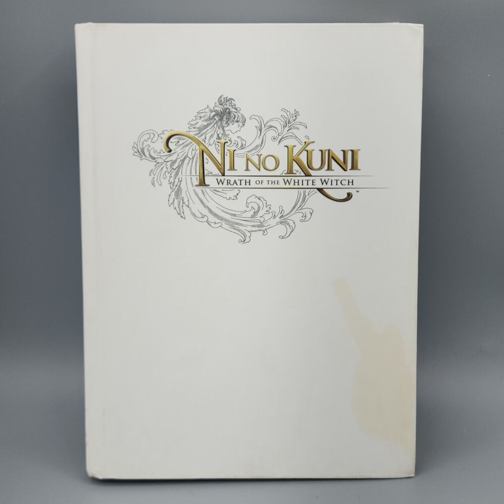 Ni No Kuni Wrath of the White Witch Hardcover Strategy Guide Book RPG Clean